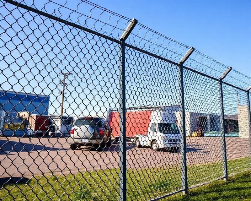 Commercial Fencing installation example