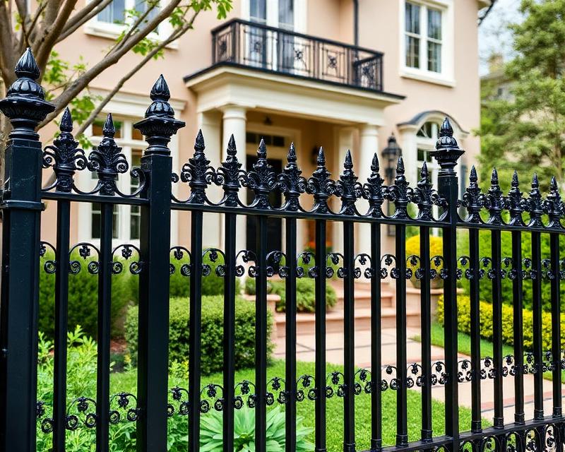 Ornamental Fences installation example